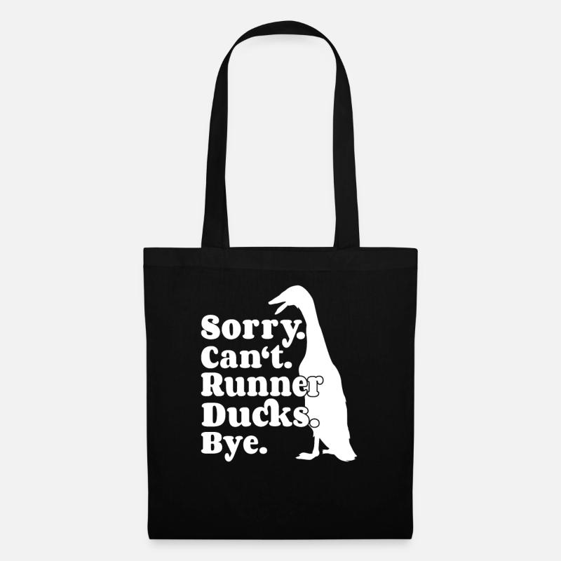 Running ducks Duck owners Duck breeders Ducks - Tote Bag - black
