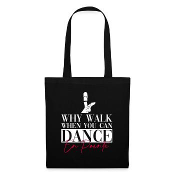 Ballet Dancer Ballerina Dancing Funny Ballet - Tote Bag - black - Front