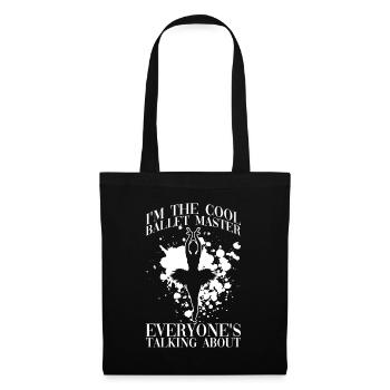 Danseurs de ballet Professeurs de ballet Danseurs de ballet - Sac en tissu - noir - Devant