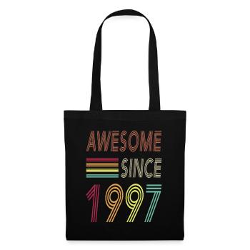 Awesome since 1997 - Stoffbeutel - Schwarz - Vorne
