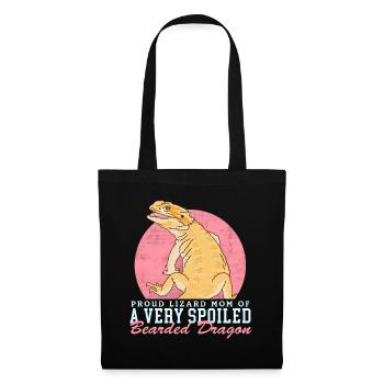 Bearded Dragon Mom | Bearded Dragons Reptiles Gift - Tote Bag - black - Front