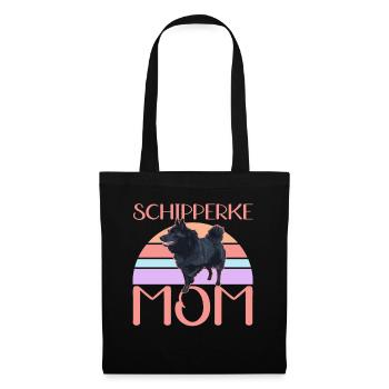 Schipperke Maman Propriétaire de Chien Propriétaire Chien Cadeau - Sac en tissu - noir - Devant