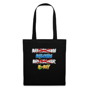 Breakdancing Breakdancer Break Dance Hip Hop - Tote Bag - black - Front