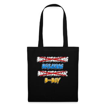 Breakdancing Breakdancer Break Dance Hip Hop - Tote Bag - black - Front