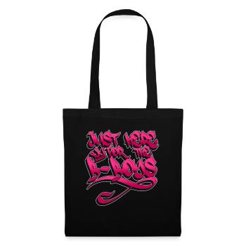 Seulement ici pour les B-Boys - Breakdance Hip Hop - Sac en tissu - noir - Devant