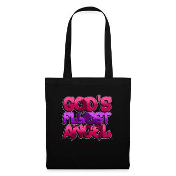 God’s Flyest Angel - Breakdance Hip Hop - Sac en tissu - noir - Devant