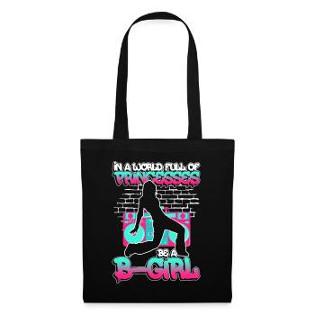Breakdancing BBoy Breakdancer Break Dance Hip Hop - Tote Bag - black - Front