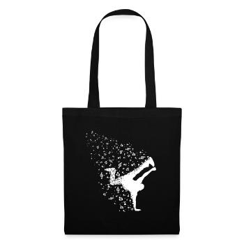 Breakdancing BBoy Breakdancer Break Dance Hip Hop - Tote Bag - black - Front