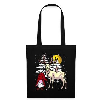 St. Nicholas Forest Xmas Christmas Fantasy Christmas - Tote Bag - black - Front