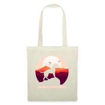 American Pit Bull Terrier - Sac en tissu - nature - Devant