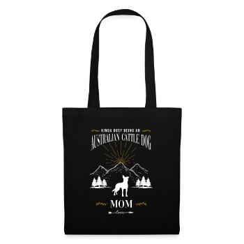 Maman bouvier australienne - Sac en tissu - noir - Devant