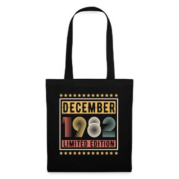Millésime Décembre 1982 Edition Limitée Anniversaire - Sac en tissu - noir - Devant