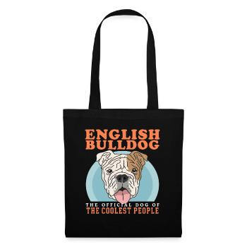 English Bulldog English Bulldog Dog Gift - Tote Bag - black - Front