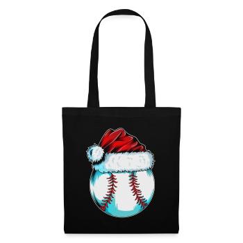 Joueur de baseball X-Mas Outfit Joueur de baseball Baseball - Sac en tissu - noir - Devant