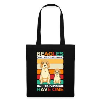 Beagle Dogs Dog Owner Dog Owner Gift - Tote Bag - black - Front