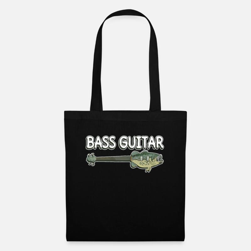 Guitare basse - Guitariste basse Basse - Sac en tissu - noir