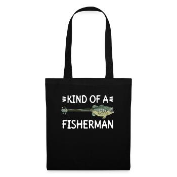 Kind Of A Fisherman - bassiste - Sac en tissu - noir - Devant