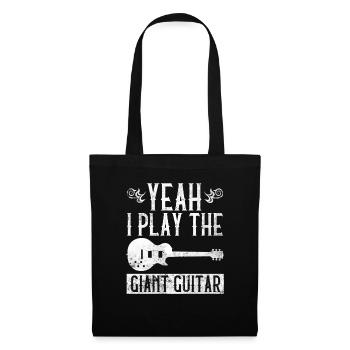 yes, I Play The Giant Guitar - Bass Guitar Bass - Tote Bag - black - Front
