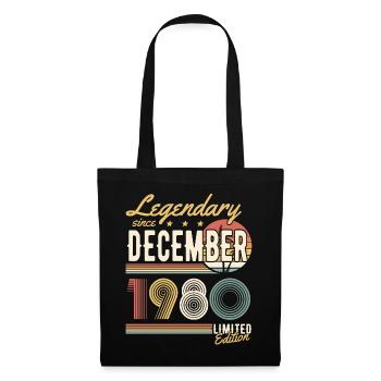 Légendaire depuis décembre 1980 Edition Limitée - Sac en tissu - noir - Devant