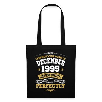 Millésime vieilli parfaitement décembre 1995 - Sac en tissu - noir - Devant