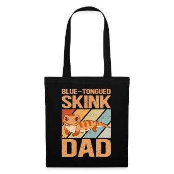 Bluetongued skink | Blue Tongued Skink Dad Gift - Tote Bag - black - Front