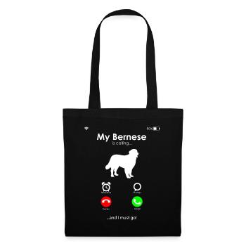 Bernese Mountain Dog - Tote Bag - black - Front
