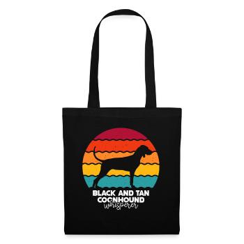 Black and Tan Coonhound - Tote Bag - black - Front