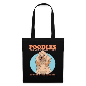Poodle Dogs Dog Lovers Dog Owners Gift - Tote Bag - black - Front