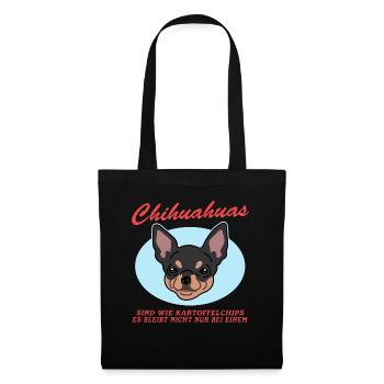 Chihuahua Dogs | Dog Owner Gift - Tote Bag - black - Front