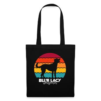 Lacy bleue - Sac en tissu - noir - Devant
