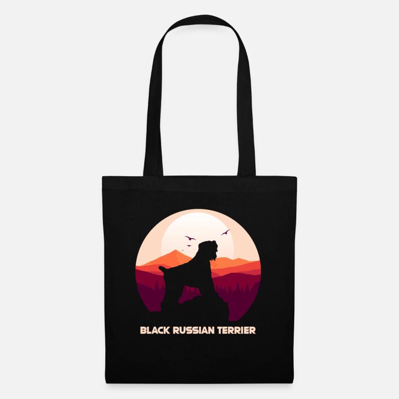 Black Russian Terrier - Stoffbeutel - Schwarz