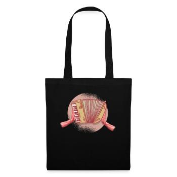Michelangelo accordéoniste musicien - Sac en tissu - noir - Devant