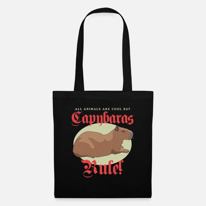 Capybara Capybaras Capybaras Capybara Gift - Tote Bag - black