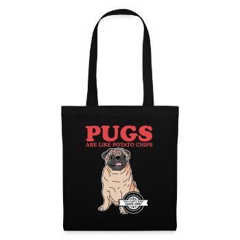 Pug Dogs Dog Owner Dog Owner Gift - Tote Bag - black - Front