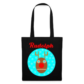 Rudolph - Sac en tissu - noir - Devant