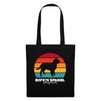Boykin Spaniel - Stoffbeutel - Schwarz - Vorne