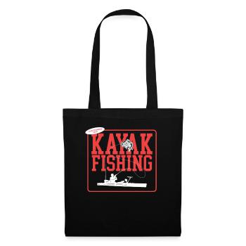 Kayak Fishing Kayaking Angler Kayaker Gift - Tote Bag - black - Front