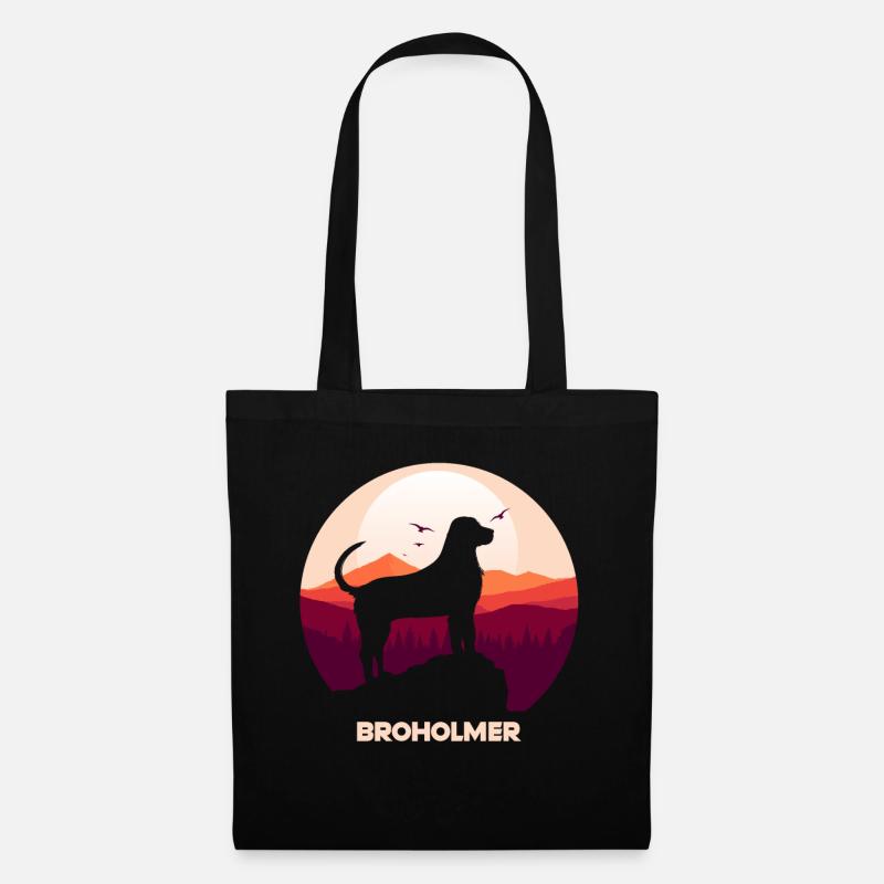 Broholmer - Stoffbeutel - Schwarz