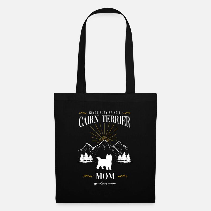 Cairn Terrier - Stoffbeutel - Schwarz