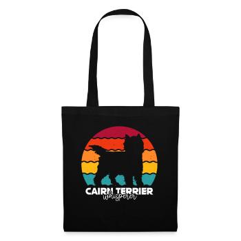 Cairn Terrier - Stoffbeutel - Schwarz - Vorne