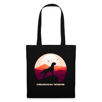Retriever de la baie de Chesapeake - Sac en tissu - noir - Devant