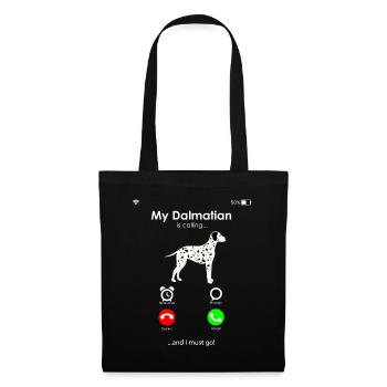 Dalmate - Sac en tissu - noir - Devant
