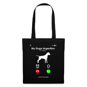 Dogo Argentino - Tote Bag - black - Front