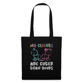 Newborn Photographer Baby Photography Saying - Tote Bag - black - Front