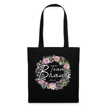 JGA Frauen T-Shirts Junggesellinnenabschied Damen - Stoffbeutel - Schwarz - Vorne