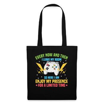 Conception de jeux pour les joueurs - Sac en tissu - noir - Devant