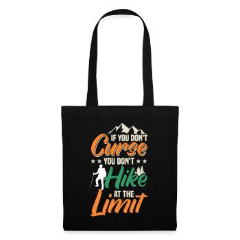 Si vous ne jurez pas, faites de la randonnée - Sac en tissu - noir - Devant