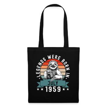 Legends Were Born In July 1959 Sloth Sloth - Tote Bag - black - Front