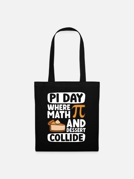 Lustiger Mathelehrer zum Pi Day Mathe Geek - Stoffbeutel - Schwarz