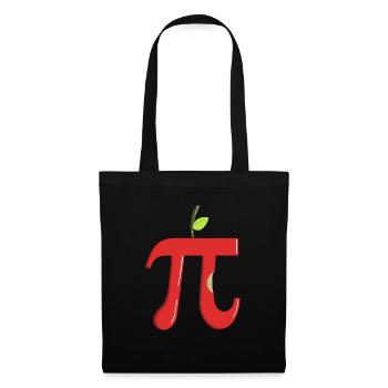 Apple Pi - Professeur de mathématiques amusant pour le Pi Day - Sac en tissu - noir - Devant